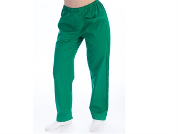 LÆKNINGA buxur - bómull/pólýester - unisex Sérstaklega stór (XXL) græn - 21506
