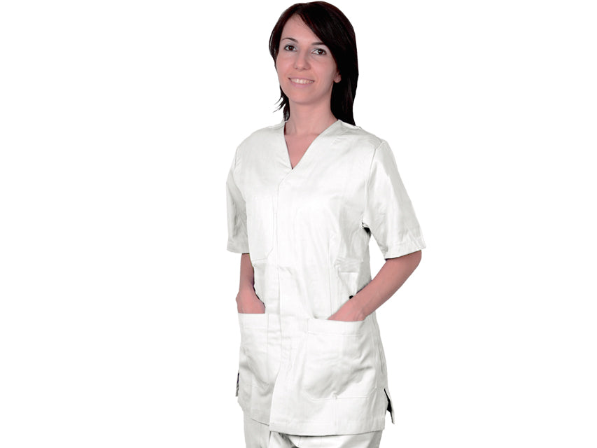 Jakki með smellum bómull/pólýester unisex – mynd 4