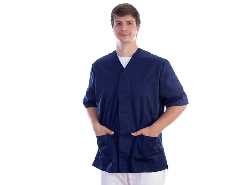 Jakki með smellum bómull/pólýester unisex – mynd 5
