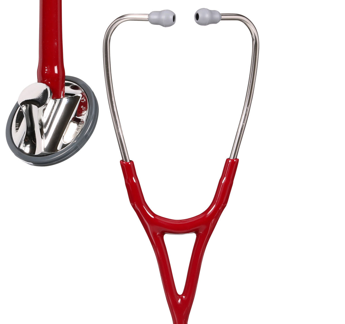 Littmann Master Cardiology hlustunarpípa – 2163 – vínrauð – heildarmynd