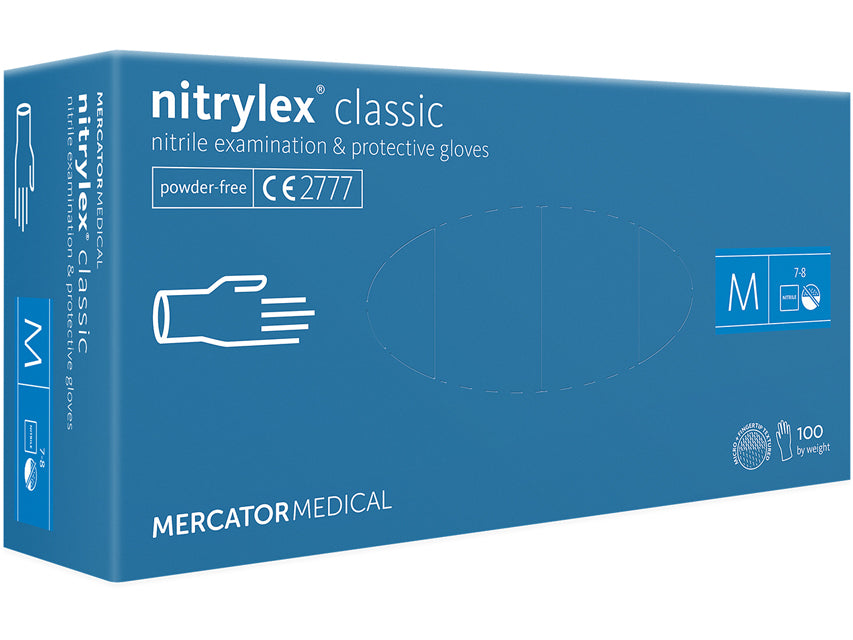 NITRYLEX CLASSIC Nitrile hanskar – miðlungs