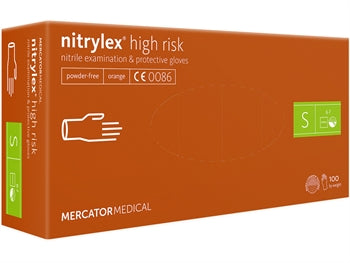 NITRYLEX ORANGE NITRÍL HANSKAR - lítill - 21821
