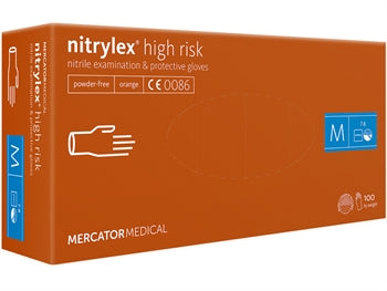 NITRYLEX ORANGE NITRÍL HANSKAR - miðlungs - 21822