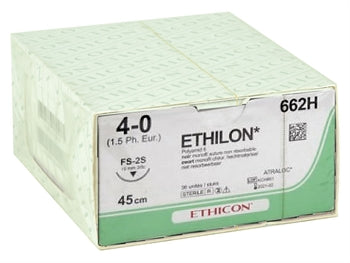 ETHICON ETHILON EINÞÁÐA SAUMAR - gauge 4/0 needle 19 mm - 302