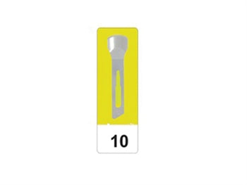 GIMA KOLEFNI STÁL SKURÐBLÖÐ N 10 - sótthreinsaður - 2251