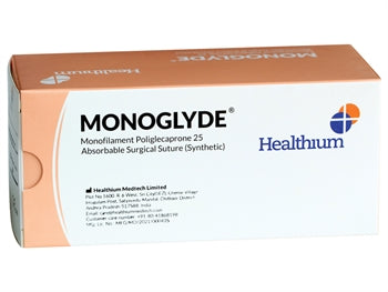 MONOGLYDE FRÁSOGANLEGT SAUMUR gauge 0 circle 1/2 needle 30mm - 70cm - ólitaður - 2290