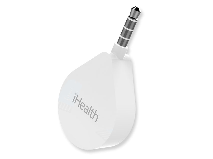 iHealth ALIGN BG1 BUTTON stærð blóðsykursmælir gagnaflutningur í snjallsíma