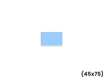 NON WOVEN BI-LAYER DRAPE 45x75 cm - 23581