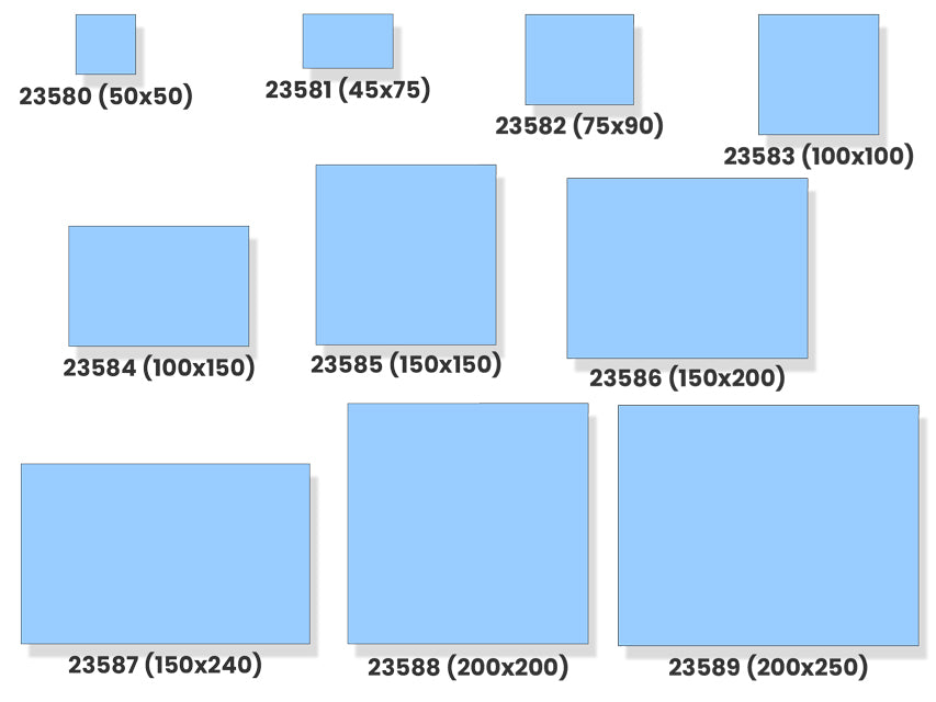 TVÖFALDUR LAG DRAPERI 150x240 cm (NON WOVEN BI-LAYER DRAPE 150x240 cm) – mynd 2