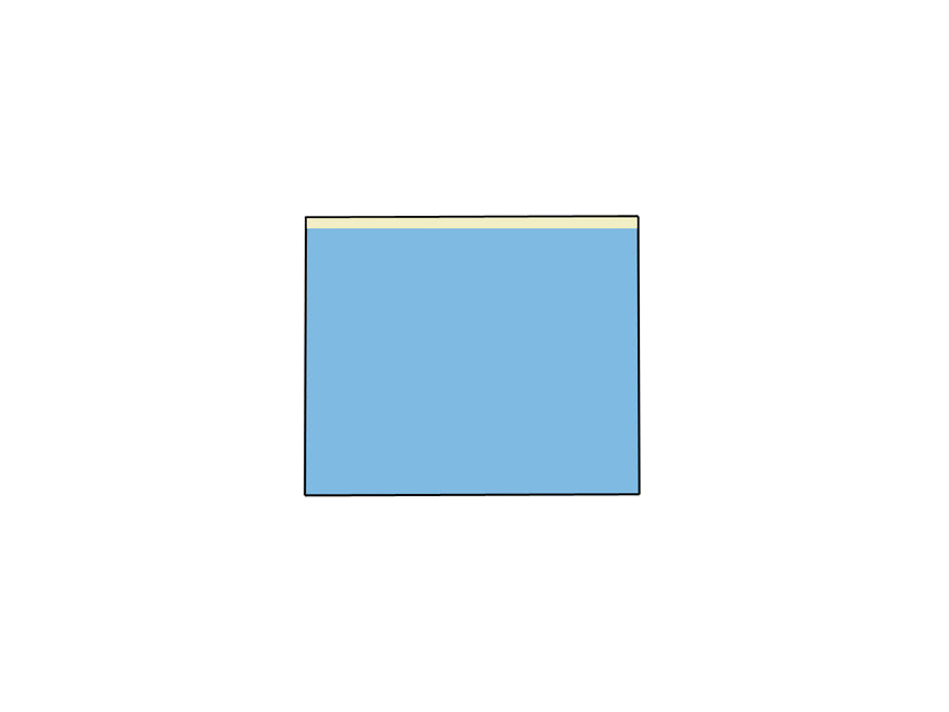Tvílaga Límbandsdúkur 75x90 cm (NON WOVEN BI-LAYER ADHESIVE SIDE DRAPE 75x90 cm)