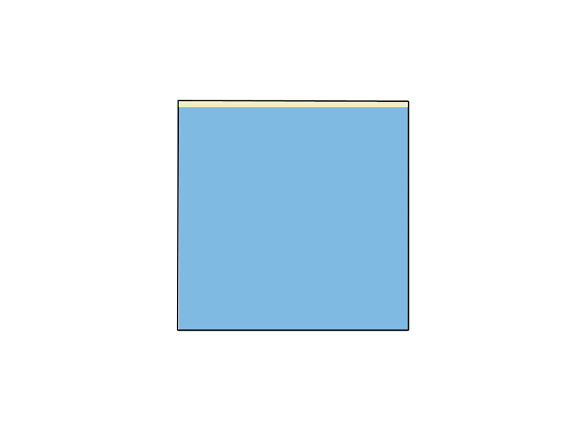 Óofinn tvílag límbandshlíf 100x100 cm (NON WOVEN BI-LAYER ADHESIVE SIDE DRAPE 100x100 cm)