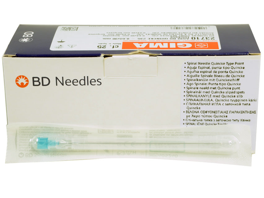 BD QUINCKE POINT NÁLAR 23G - 0.64x90 mm túrkís – mynd 3