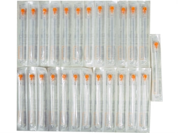 BD QUINCKE POINT NÁLAR 25G - 0.5x90 mm appelsínugulur - 23711