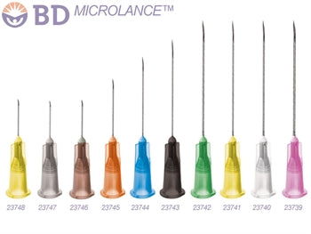 BD MICROLANCE NÁLAR 25G - 0.50x16 mm appelsínugulur - 23745
