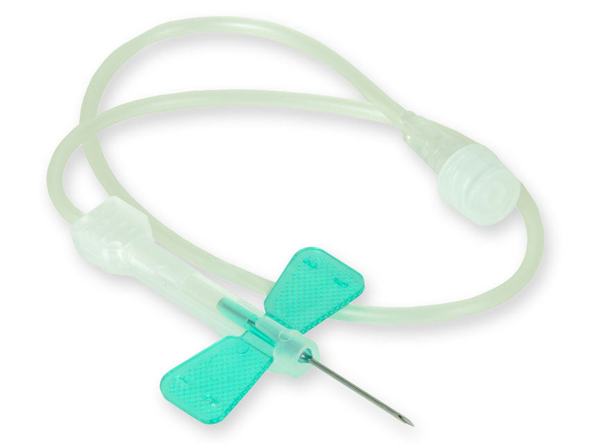 Öryggisfiðrildanálarsett 21G L/L – fiðrildagerð, sterílt