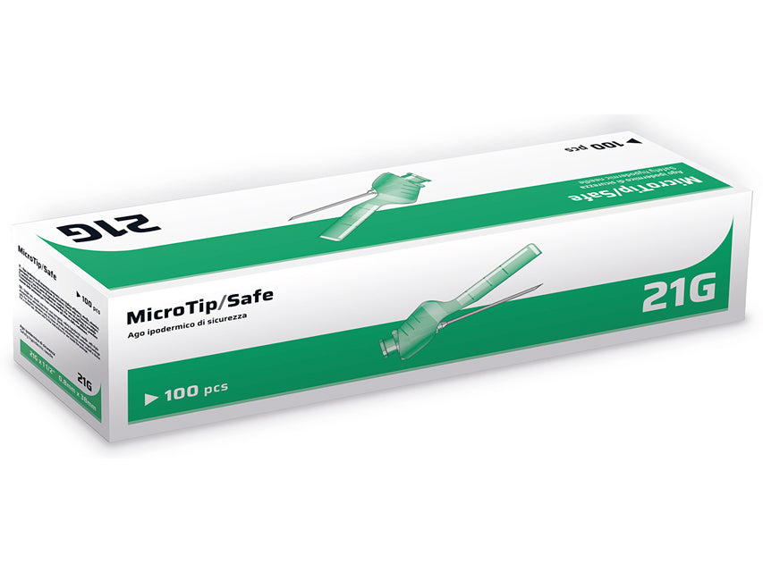 HYPODERMIC SAFETY nál 21G 0.8x38 mm – sterílt – mynd 2