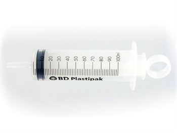 BD PLASTIPAK SPRAUTUR ÁN NÁLAR - 100 ml Kateter Keila - 878