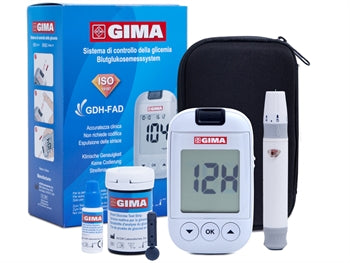GIMA GLÚKÓSA MÆLIR KITT mg/dL - IT,DE,GR,Arabic - 24111
