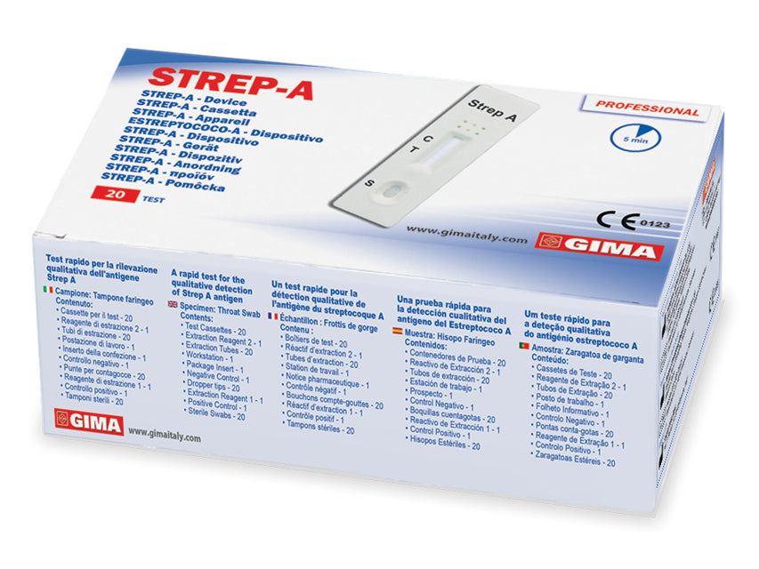 STREP-A TEST – device – mynd 4