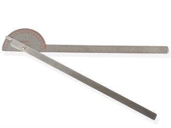 180° EXTRA LONG ARM GONIOMETER 14" - ryðfrítt stál - 24904