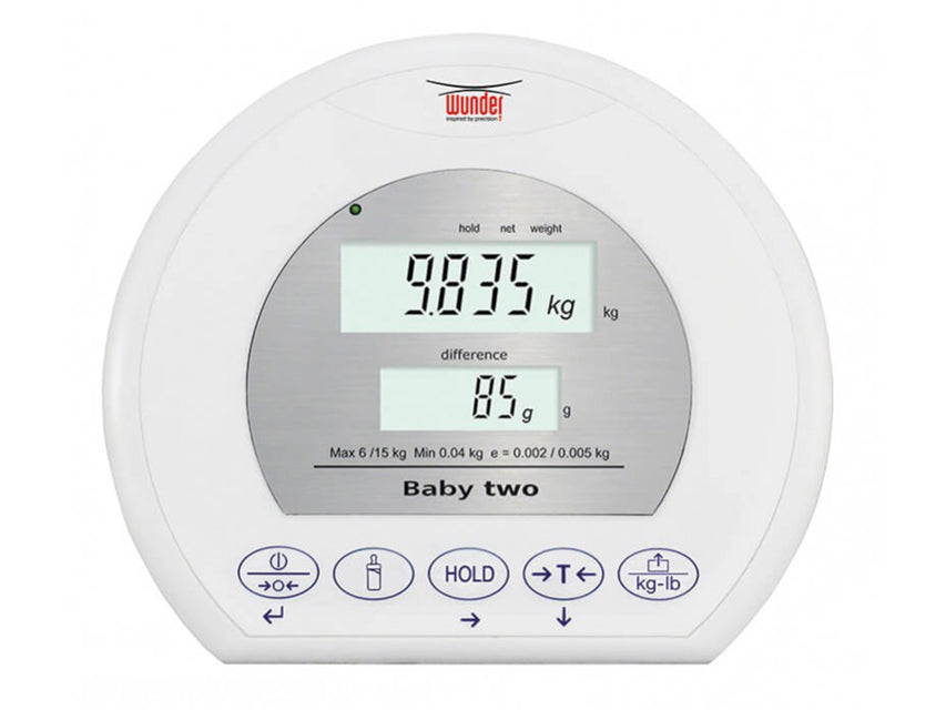 WUNDER BABY 02-1 FAGLEGT RAFRÆNT VOG 6-15 kg - Class III (WUNDER BABY 02-1 PROFESSIONAL ELECTRONIC SCALE 6-15 kg - Class III) – mynd 3