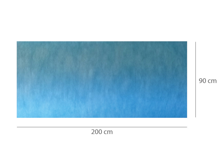 Ógagnsæ, frásogandi, fyrirklippt mottur 90x200 cm