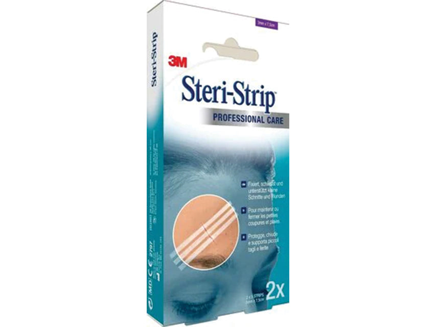 3M Steri-Strip sáralokunarstrimlar 3x75 mm – hvítir – 1540NP – 2 stk.