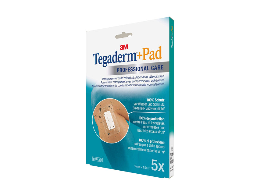 3M Tegaderm + Pad sáraumbúðir 9x15 cm – 3589NP – 5 stk.