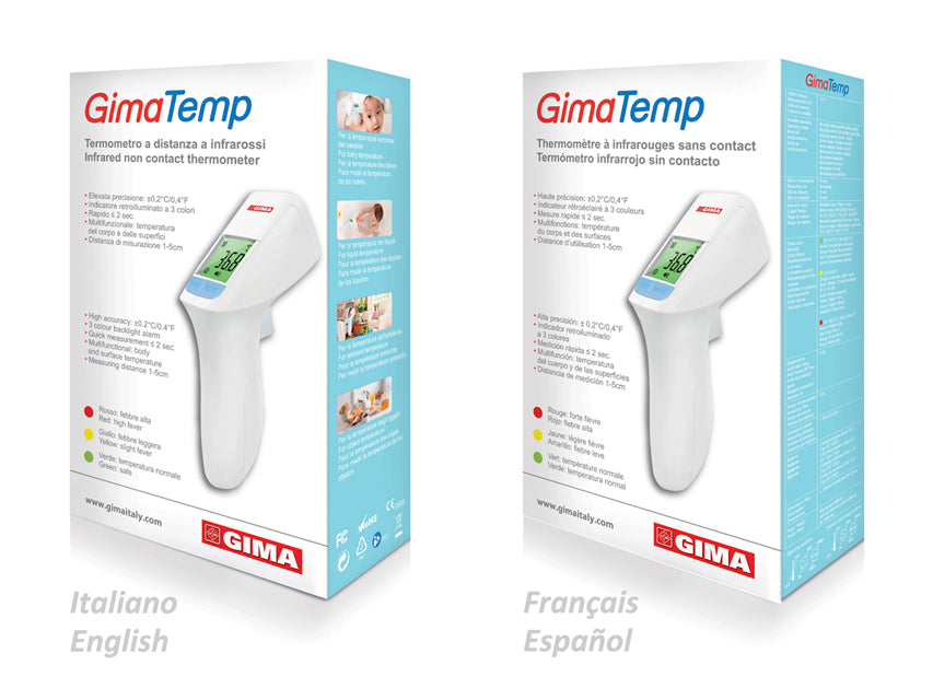 GIMATEMP NO CONTACT INFRARED hitamælir GB,FR,IT,ES – mynd 2