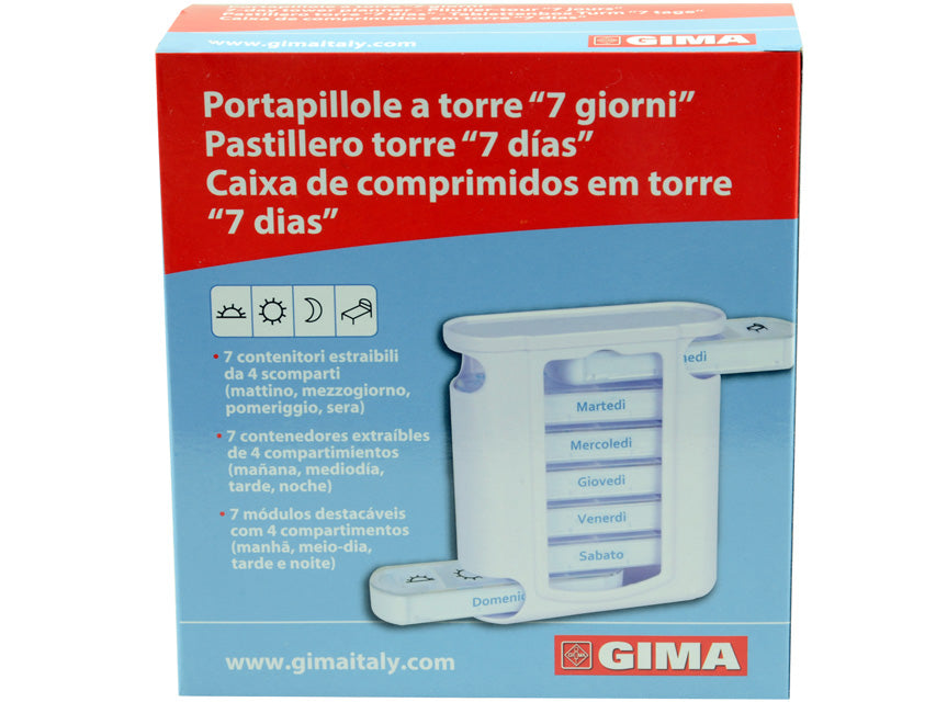 7-DAGA TURN ÁÆTLUNARGLER x 4 - Enska-Franska – mynd 3