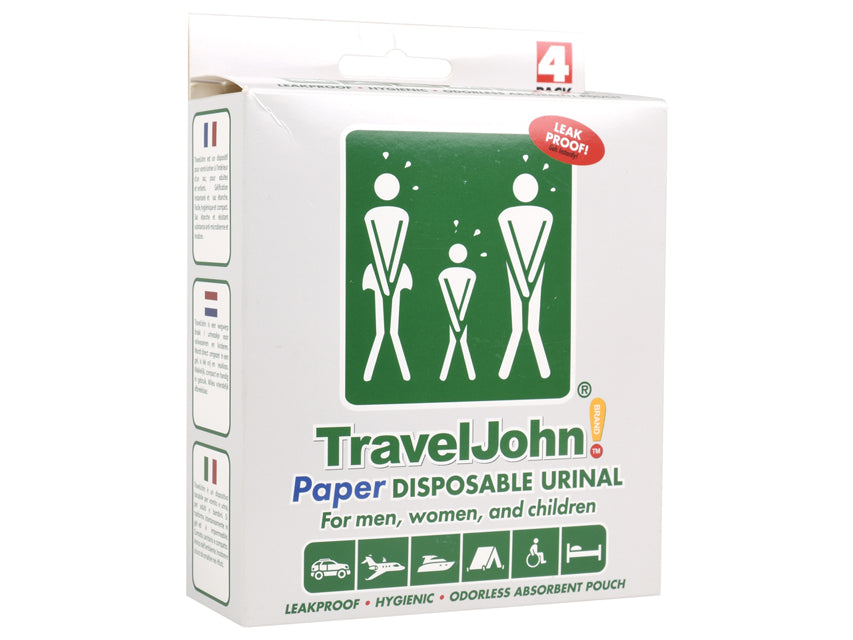 TRAVELJOHN PAPER einnota Þvagflaska 800cc
