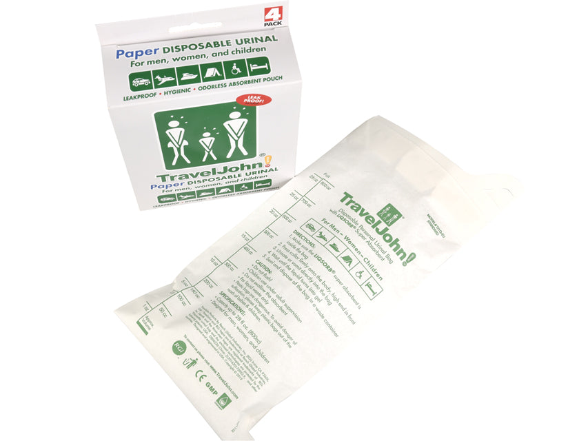 TRAVELJOHN PAPER einnota Þvagflaska 800cc – mynd 3