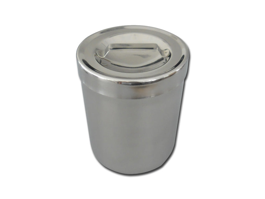 Úr ryðfríu stáli sáraumbúðir JAR 1 l með lid – þvermál103x128 mm