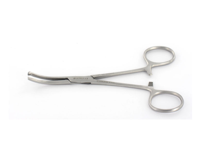 KOCHER skurðtöng bogin – 14 cm