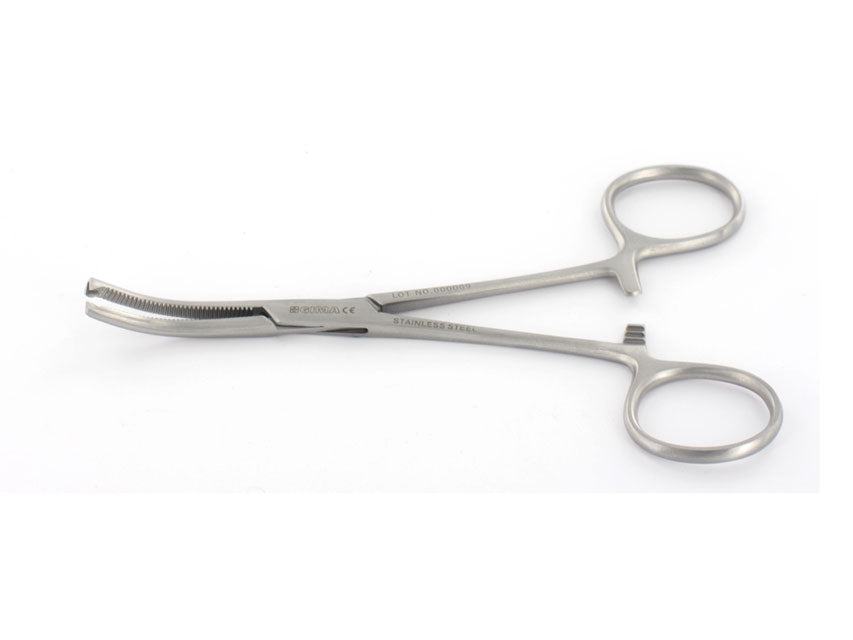 KOCHER skurðtöng bogin – 16 cm