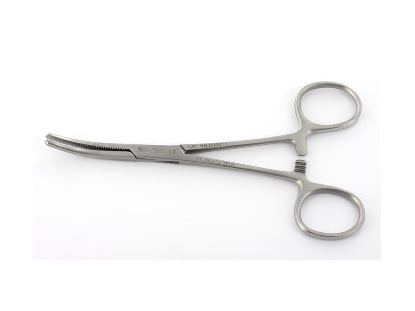 KLEMMER skurðtöng – bogin- 14 cm