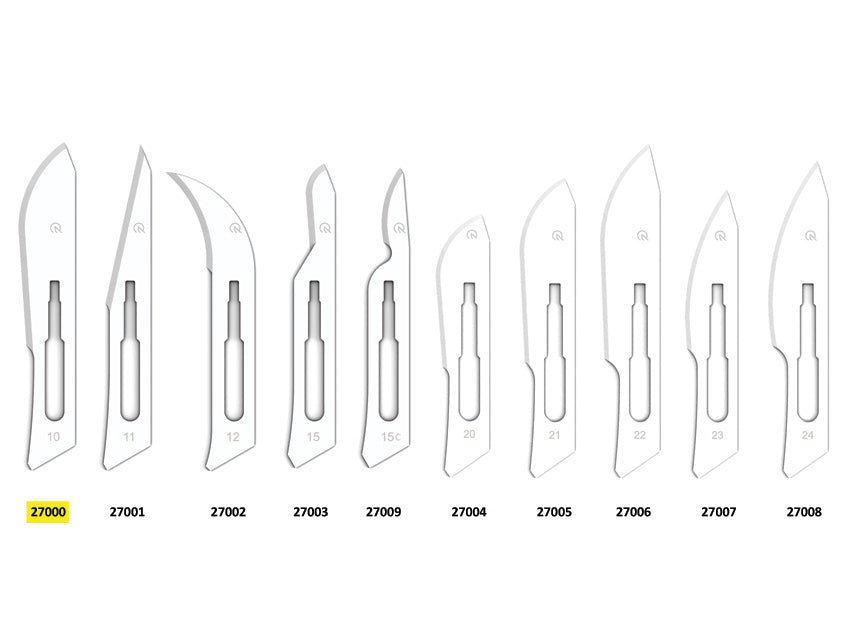 Kolefnisstál BLADES nr. 10 – sterílt – mynd 2