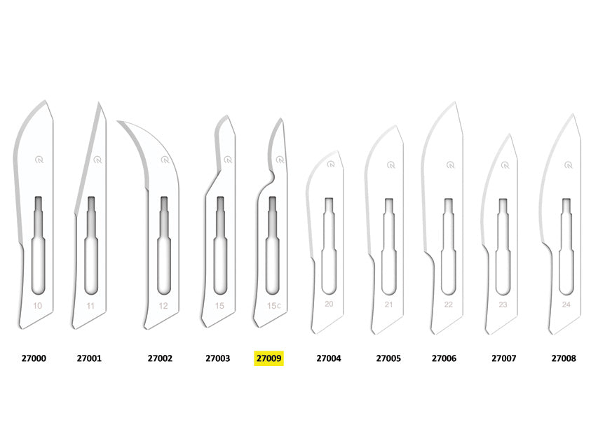 Kolefnisstál BLADES nr. 15c – sterílt – mynd 2