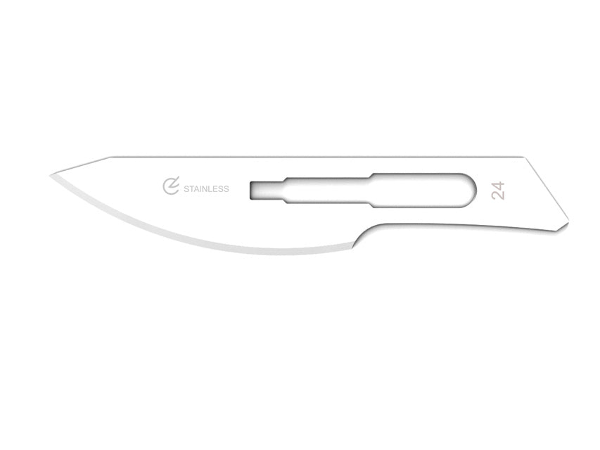 Ryðfrítt stál BLADES nr. 24 – sterílt