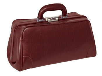 FLORIDA LEATHER TASKA - vínrauður - 7121