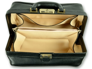 FLORIDA LEATHER TASKA - svartur - 27122