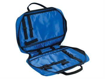 MEDICATION BAG - nylon blue - empty - 27133