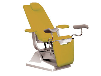 GYNEX BED CHAIR with roll holder - orange - 7524