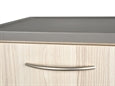 Náttborð með skúffu - rákótt beige – mynd 4
