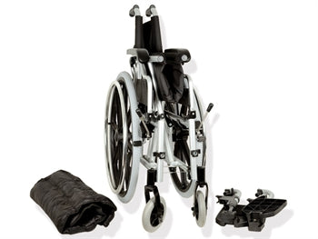 DELUXE WHEELCHAIR - Aluminium - 27717