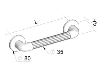FASTUR PLASTIKKLOSTUR - 60 cm - 28977