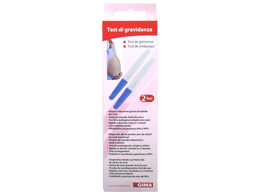 Þungunarpróf – heimapróf í bunu – 2 próf