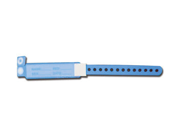 Auðkennisarmband - nýburar ljósblátt - 2993