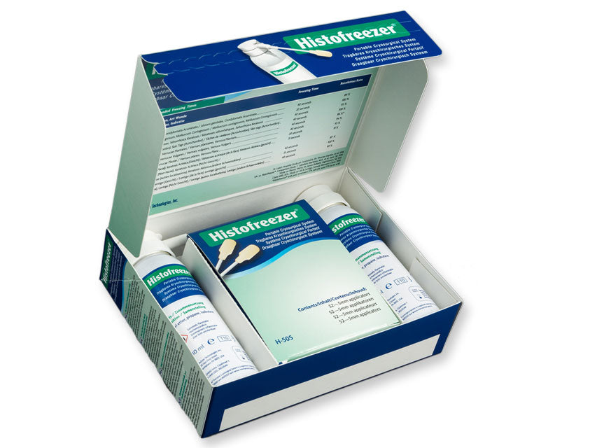 HISTOFREEZER frystimeðferð – 2 flöskur 80 ml + 52 stafir 5 mm