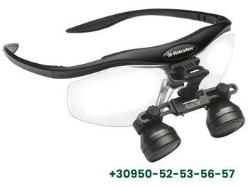 RIESTER SPECTACLE FRAME - black - without loupes - 12770 - 30965
